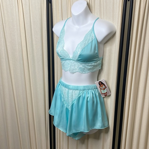 NEW- DREAMGIRL 2PC MINT LINGERIE SET SIZE SMALL - Picture 5 of 11